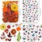 141 Pcs Brown Fall Dried Pressed Flowers for Resin - Youthbro Real Nature Flowers Herb Set for Christmas: DIY Candle Soap Vase Making, Nail Card Scrapbook Art Craft, Floral Decor
